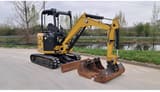 2023 Caterpillar 302.7 crawler excavator, side view