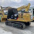 Pelle sur chenilles Caterpillar 320D2 L 2023, vue arrière trois-quarts