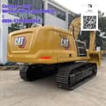 2023 Caterpillar 336GC crawler excavator rear three-quarter view