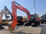 2023 Hitachi ZX200-3G crawler excavator, front three-quarter view