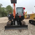 2023 Hitachi ZX70 mini excavator, front view