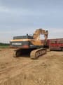 2023 Hyundai R385LC-9T crawler excavator, rear three-quarter view