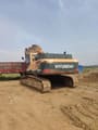 2023 Hyundai R385LC-9T crawler excavator, rear three-quarter view