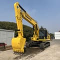 2023 Komatsu PC220-8 crawler excavator, front three-quarter view