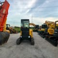 2023 Komatsu PC35MR mini excavator, rear view