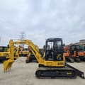 2023 Komatsu PC-55MR mini excavator, side profile view