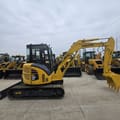 2023 Komatsu PC-55MR mini excavator, side profile view