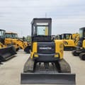 2023 Komatsu PC-55MR mini excavator rear view