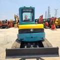 2023 Kubota KX155 mini excavator, rear view
