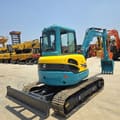 2023 Kubota KX155 mini excavator, front three-quarter view