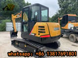 2023 Sany SY60C Pro mini excavator, rear three-quarter view