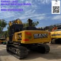 2023 Sany SY215C Pro crawler excavator, rear three-quarter view