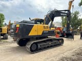 2023 Volvo EC210D crawler excavator, rear three-quarter view