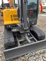 2023 Volvo EC60D crawler excavator, front view of the undercarriage and blade