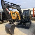 2023 Volvo EC60D crawler excavator, front three-quarter view