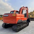 2024 Doosan DX140LC-9C crawler excavator rear three-quarter view