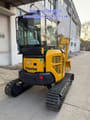 2024 Komatsu PC35 mini excavator, rear three-quarter view