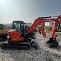 2024 Kubota KX163 mini excavator, side profile view
