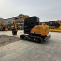 2024 Sany SY75C Pro mini excavator, rear three-quarter view