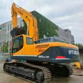 Hyundai R305LC-9T crawler excavator, rear three-quarter view
