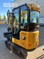 2022 Caterpillar 301.8 mini excavator, rear three-quarter view