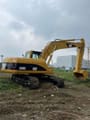 2021 Caterpillar 320C crawler excavator, side profile view