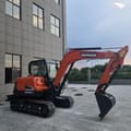 2024 Doosan DX60-9C mini excavator, side view