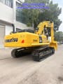2023 Komatsu PC360 crawler excavator, rear three-quarter view