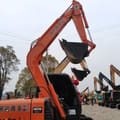 2023 Hitachi ZX70 mini excavator side profile view