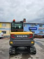 2021 Volvo EC60E mini excavator, rear view