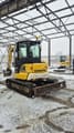 2020 Komatsu PC55MR-5 mini excavator, rear three-quarter view