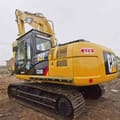 2024 Caterpillar 320D Raupenbagger, Ansicht von hinten-dreiviertel
