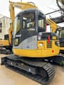 2018 Komatsu PC78US-6E mini excavator, rear three-quarter view