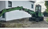 2008 Sennebogen 723 material handler, side profile view