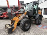 2017 CASE 221F wheel loader, front three-quarter view