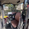 2023 Yanmar VIO80 mini excavator interior cab view