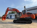 2024 Doosan DX340LC-9C crawler excavator, side view