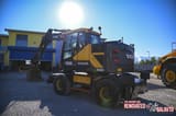 2019 Volvo EWR150E wheel excavator, rear three-quarter view