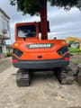 2024 Doosan DX75-9C mini excavator, rear view
