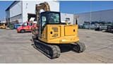 2020 Caterpillar 308-07CR crawler excavator, rear three-quarter view