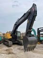2021 Volvo EC480DL crawler excavator, front three-quarter view
