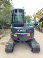 2020 Kobelco SK55SR mini excavator, rear view