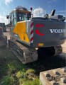 2023 Volvo EC160E NL crawler excavator, rear three-quarter view