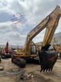2016 Caterpillar 325BL crawler excavator, side view