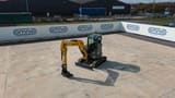 2026 Shantui SE36SR mini excavator, high-angle view