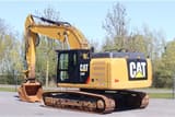 2018 Caterpillar 330F L crawler excavator, rear three-quarter view