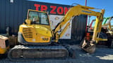 2011 Yanmar SV100 crawler excavator side view