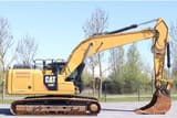 2018 Caterpillar 330FL crawler excavator, side view