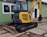 2016 Komatsu PC50MR-2 mini excavator, rear three-quarter view