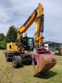 2012 JCB JS175W wheel excavator, front three-quarter view